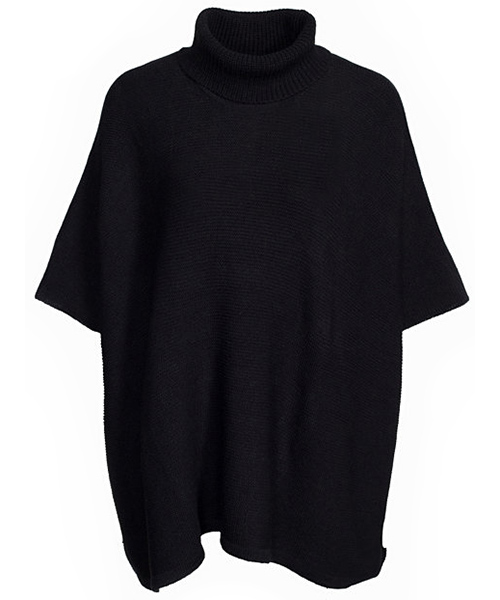 Synthetic Wool Poncho - Image 2